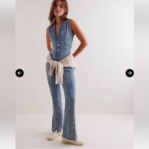 NWOT free people CRVY Ring The Alarm One-Piece jumpsuit